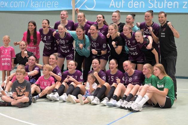 Winner picture of TusSies TusSies Metzingen vs Sport Union Neckarsulm, handball, Alsco HBF, test match, season 2025 2026, 15 08 2025 TusSies Metzingen vs Sport Union Neckarsulm, handball, Alsco HBF, test match, season 2025 2026, 15 08 2025 Metzingen Copyright: xEibner-Pressefoto TobiasxBaurx EP_TBR