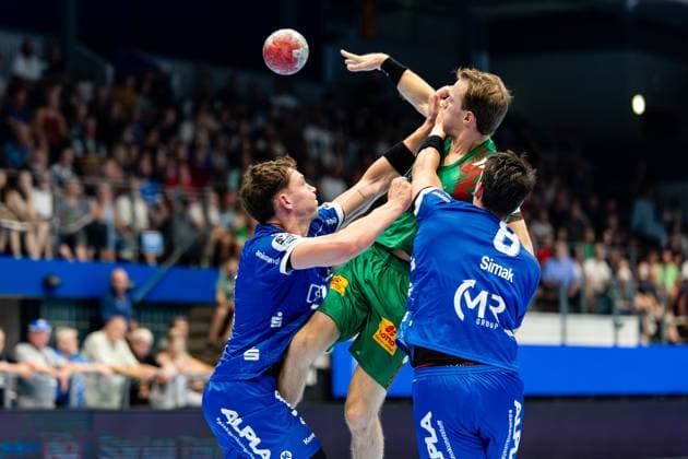 15 08 2025, GER, Handball, Men, Season 25 26, Wartburg Cup, TBV Lemgo Lippe SC Magdeburg 99817 Eisenach Werner Assmann Halle Am Sportp Thueringen Germany