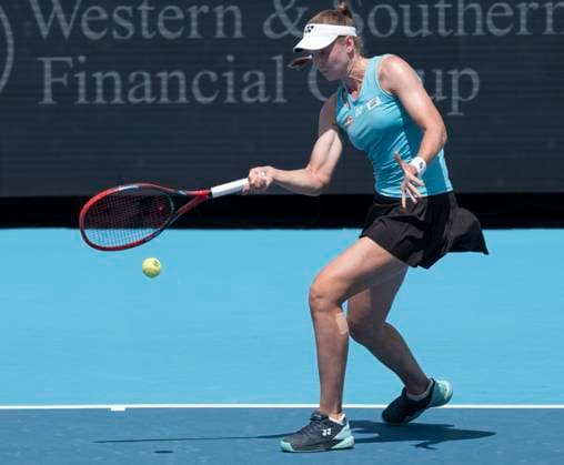 iptcmonthname} 15, 2025: Aryna Sabalenka (BLR) loses to Elena Rybakina (KAZ) 6-1, 6-4, at the Cincinnati Open being played at Lindner Family Tennis Center in Mason, Ohio, {USA} Ã‚ Tennisclix Cal Media Mason USA - ZUMAc04_ 20250815_zma_c04_093 Copyright: xLesliexBillmanx