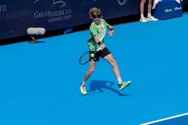 TENNIS : Tournoi de Cincinnati - 15 08 2025 Andrei Rublev, Russie, Tournoi de Cincinatti 2025, 1 4 de Finale  Copyright: xx