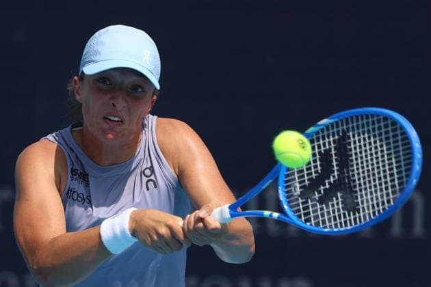 TENIS CINCINNATI OPEN 2025 15082025 N Z IGA SWIATEK W TRAKCIE CWIERCFINALU TURNIEJU WTA, Tennis Damen 1000 CINCINNATI OPEN MARCIN CHOLEWINSKI NEWSPIX.PL TENNIS WTA 1000 CINCINNATI OPEN 2025 15082025 IGA SWIATEK DURING THE QUATERFINAL NEWSPIX.PL --- newspix.pl 