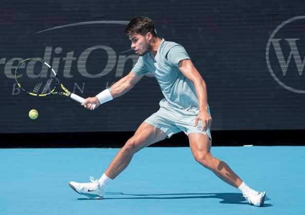 August 15, 2025: Andrey Rublev loses to Carlos Alcaraz (ESP) 6-3, 4-6, 7-5 at the Cincinnati Open being played at Lindner Family Tennis Center in Mason, Ohio, {USA} Ã‚ Tennisclix Cal Media Mason USA - ZUMAc04_ 20250815_zma_c04_211 Copyright: xLesliexBillmanx