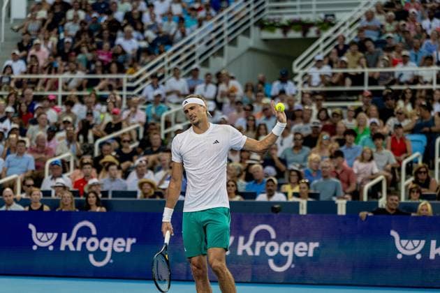 TENNIS : Tournoi de Cincinnati - 15 08 2025 Alexander Zverev, Allemagne, Tournoi de Cincinatti 2025, 1 4 de Finale  Copyright: xx