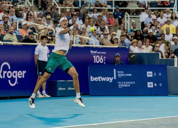 TENNIS : Tournoi de Cincinnati - 15 08 2025 Alexander Zverev, Allemagne, Tournoi de Cincinatti 2025, 1 4 de Finale  Copyright: xx