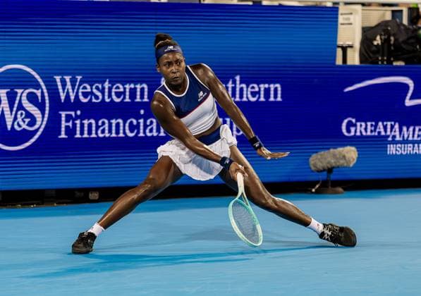 TENNIS : Tournoi de Cincinnati - 15 08 2025 Coco Gauff, Usa, Tournoi de Cincinatti 2025, 1 4 de Finale  Copyright: xx
