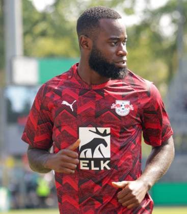16 08 2025, xhettx, Soccer DFB Cup 1 Round, SV Sandhausen RB Leipzig v l Lutsharel Geertruida RB Leipzig, 2 DFL DFB REGULATIONS PROHIBIT ANY USE OF PHOTOGRAPHS as IMAGE SEQUENCES and or QUASI VIDEO