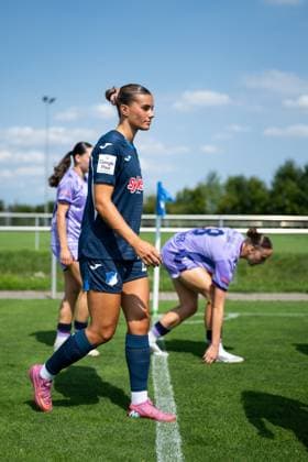 Selina Cerci TSG Hoffenheim, 29 , GER, TSG 1899 Hoffenheim vs FC Basel, Soccer Womens Bundesliga Test Match, Season 2025 2026, 16 08 2025 GER, TSG 1899 Hoffenheim vs FC Basel, Soccer Womens Bundesliga Test Match, Season 2025 2026, 16 08 2025 St Leon Copyright: xEibner-Pressefoto Memmlerx EP_MMR