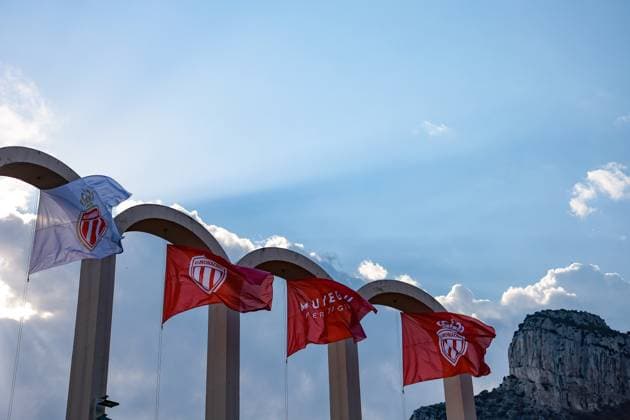 Monaco, Monaco, 16th August 2025. The iconic arches of the stadium are seen in a general view prior to the AS Monaco vs Havre AC Ligue 1 match at Stade Louis II, Monaco. Picture credit should read: Jonathan Moscrop Sportimage EDITORIAL USE ONLY. No use with unauthorised audio, video, data, fixture lists, club league logos or live services. Online in-match use limited to 120 images, no video emulation. No use in betting, games or single club league player publications. SPI_002_JM_MONACO_HAVRE_L1 SPI-4062-0002