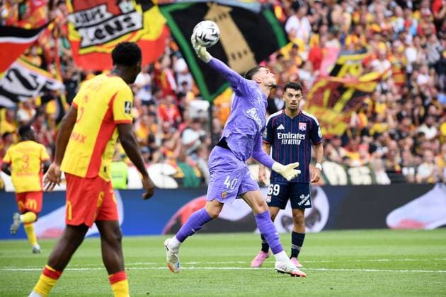 RC Lens v Olympique Lyonnais - Ligue 1 McDonald s 2025 2026 40 Robin RISSER (rcl) during the Ligue 1 McDonald s match between Lens and Lyon at Stade Felix Bollaert on August 16, 2025 in Lens, France. Lens France  Copyright: xFEPx 776368233