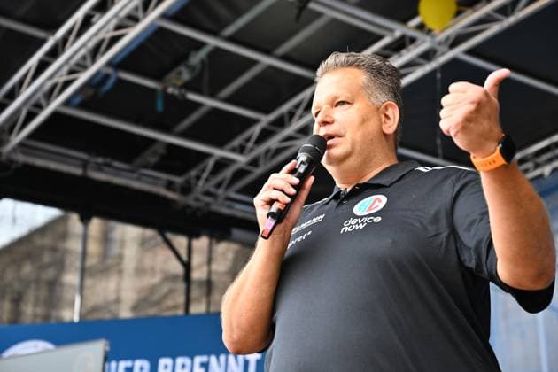 16 08 2025 Handball 1 Bundesliga Season 2025 2026 HC Erlangen HCE Event Season Opening xwoxzix Axel Fischer Hall Speaker HC Erlangen HCE