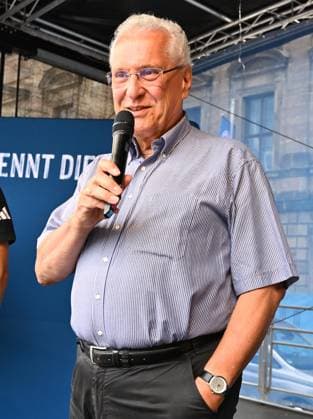 16 08 2025 Handball 1 Bundesliga Season 2025 2026 HC Erlangen HCE Event Season Opening xwoxzix Joachim Herrmann Bavarian Minister of the Interior Bavarian Minister of the Interior