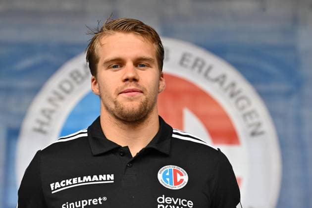 16 08 2025 Handball 1 Bundesliga Season 2025 2026 HC Erlangen HCE Event Season Opening xwoxzix Andri Runarsson 4, HC Erlangen HCE