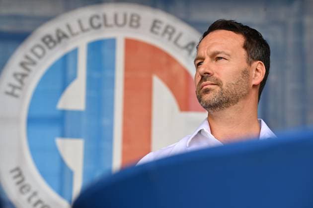 16 08 2025 Handball 1 Bundesliga Season 2025 2026 HC Erlangen HCE Event Season Opening xwoxzix Daniel Pankofer HCE Managing Director Sponsoring Public Relations