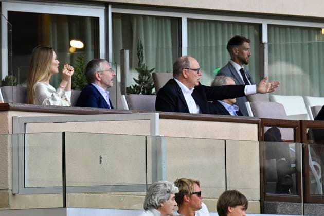 FOOTBALL : AS Monaco VS Le Havre AC - Ligue 1 Mcdonald s - 16 08 2025 S.A.S Le Prince Albert II - Ligue 1 Mcdonald s match between AS Monaco and Le Havre Athletic Club on 16th August 2025 at the Louis II Stadium in Monaco. MonacoMonaco  Copyright: xWilliamxCannarellax