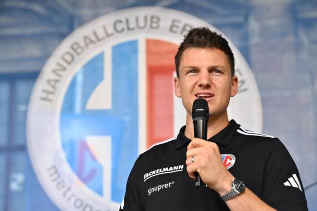 16 08 2025 Handball 1 Bundesliga Season 2025 2026 HC Erlangen HCE Event Season Opening xwoxzix Christoph Steinert 44, HC Erlangen HCE