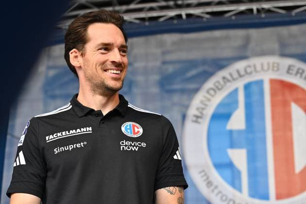 16 08 2025 Handball 1 Bundesliga Season 2025 2026 HC Erlangen HCE Event Season Opening xwoxzix Ole Rahmel Sports Manager HC Erlangen HCE