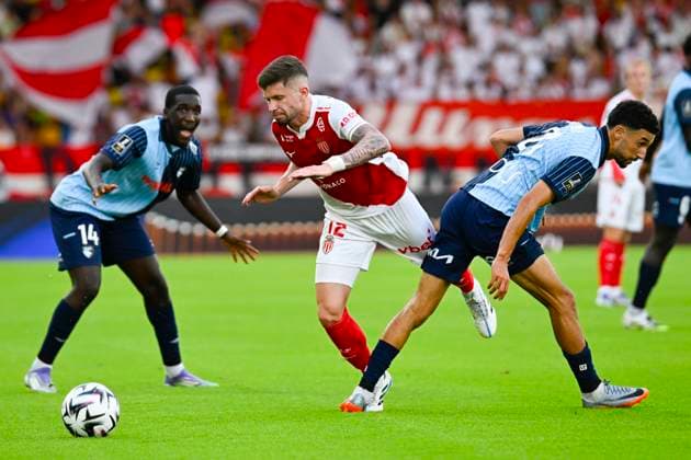 FOOTBALL : AS Monaco VS Le Havre AC - Ligue 1 Mcdonald s - 16 08 2025 Caio Henrique (ASM) - Ligue 1 Mcdonald s match between AS Monaco and Le Havre Athletic Club on 16th August 2025 at the Louis II Stadium in Monaco. MonacoMonaco  Copyright: xWilliamxCannarellax