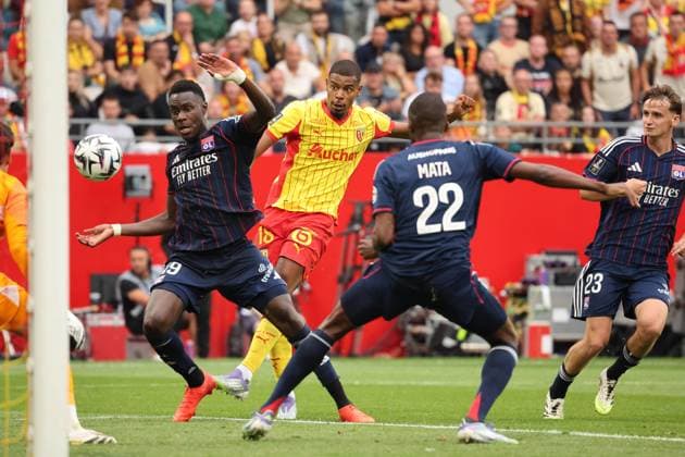 FOOTBALL : RC Lens vs Olympique Lyonnais - Ligue 1 J1 - 16 08 2025 Andy DIOUF (RC Lens) lors du match RC Lens vs Olympique Lyonnais, Ligue 1 J1, stade Bollaert-Delelis, le 16 aoÃ»t 2025 - photo Laurent Sanson PsnewZ  Copyright: xLaurentxSANSONx xPsnewZx