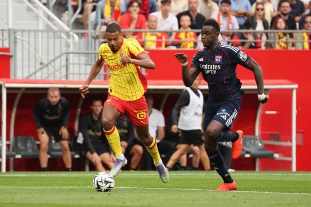 FOOTBALL : RC Lens vs Olympique Lyonnais - Ligue 1 J1 - 16 08 2025 Andy DIOUF (RC Lens) lors du match RC Lens vs Olympique Lyonnais, Ligue 1 J1, stade Bollaert-Delelis, le 16 aoÃ»t 2025 - photo Laurent Sanson PsnewZ  Copyright: xLaurentxSANSONx xPsnewZx