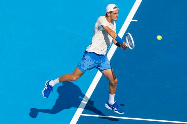 August 16, 2025, Mason, Ohio, USA: Mason, Ohio; Cincinnati Open Tennis Tournament - 2025 08 15 - Terrence Atmane plays a ball against opponent Jannik Sinner. Sinner won 7-6 6-2. - ZUMAPress Mason USA - ZUMAn24_ 20250816_zaf_n24_076 Copyright: xWallyxNellx