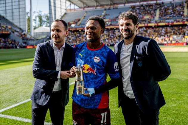 Leipzigs Lois Openda Soccer Test Match RC Lens RB Leipzig August 9, 2025 Lens France Test Match RC Lens RB Leipzig