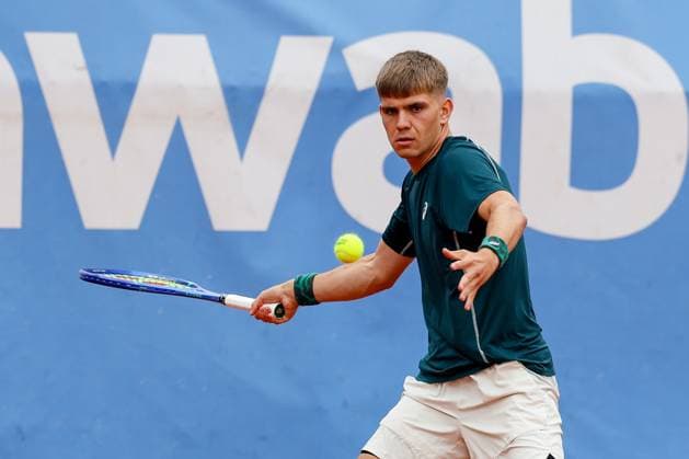 Nikolai Barsukov GER , ATP Challenger Swabia Open, Men, Tennis, Qualifying round, 17 08 2025 Augsburg Bavaria Germany Copyright: xkolbert-press ChristianxKolbertx