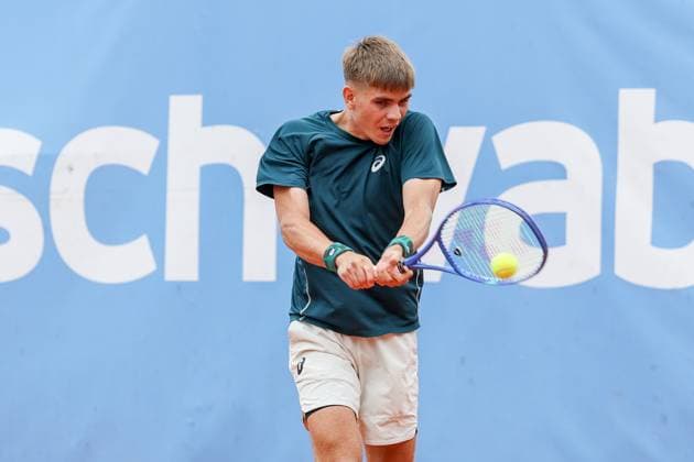 Nikolai Barsukov GER , ATP Challenger Swabia Open, Men, Tennis, Qualifying round, 17 08 2025 Augsburg Bavaria Germany Copyright: xkolbert-press ChristianxKolbertx