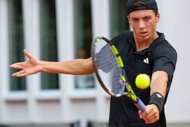 Benito Sanchez Martinez GER , ATP Challenger Swabia Open, Men, Tennis, Qualifying round, 17 08 2025 Augsburg Bavaria Germany Copyright: xkolbert-press ChristianxKolbertx
