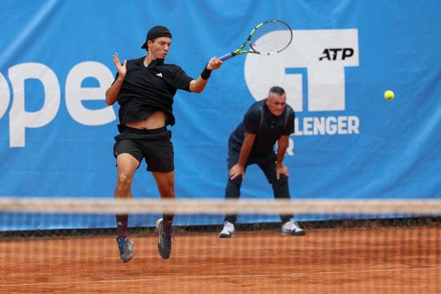 Benito Sanchez Martinez GER , ATP Challenger Swabia Open, Men, Tennis, Qualifying round, 17 08 2025 Augsburg Bavaria Germany Copyright: xkolbert-press ChristianxKolbertx