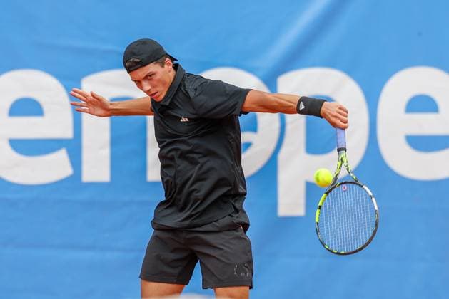 Benito Sanchez Martinez GER , ATP Challenger Swabia Open, Men, Tennis, Qualifying round, 17 08 2025 Augsburg Bavaria Germany Copyright: xkolbert-press ChristianxKolbertx
