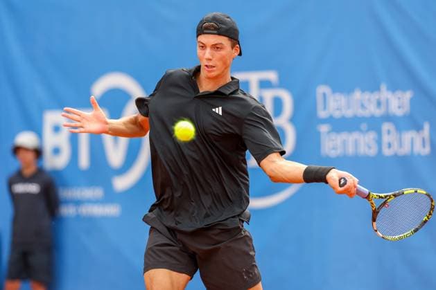 Benito Sanchez Martinez GER , ATP Challenger Swabia Open, Men, Tennis, Qualifying round, 17 08 2025 Augsburg Bavaria Germany Copyright: xkolbert-press ChristianxKolbertx