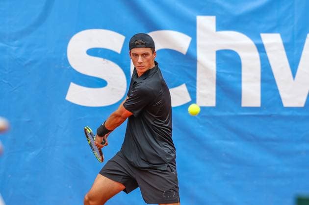 Benito Sanchez Martinez GER , ATP Challenger Swabia Open, Men, Tennis, Qualifying round, 17 08 2025 Augsburg Bavaria Germany Copyright: xkolbert-press ChristianxKolbertx