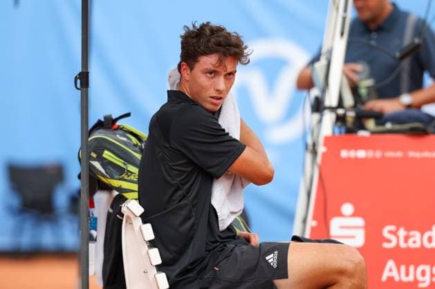 Benito Sanchez Martinez GER , ATP Challenger Swabia Open, Men, Tennis, Qualifying round, 17 08 2025 Augsburg Bavaria Germany Copyright: xkolbert-press ChristianxKolbertx
