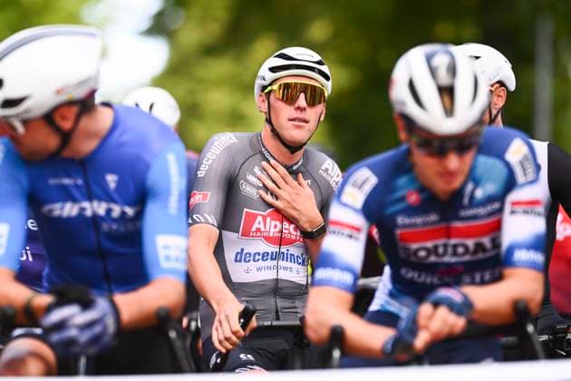 Belgian 2025 National Championship Gravel Westerlo 17 08 2025 WESTERLO, BELGIUM - AUGUST 17 : Kielich Timo (POL) of Alpecin-Deceuninck at the start line during the Elite cycling Gravel race of the Belgian National Championships 2025 an UCI National Championships Gravel race with start and finish in Westerlo on August 17, 2025 in Westerlo, Belgium, 17 08 2025 Westerlo Belgium  Copyright: xGvgx