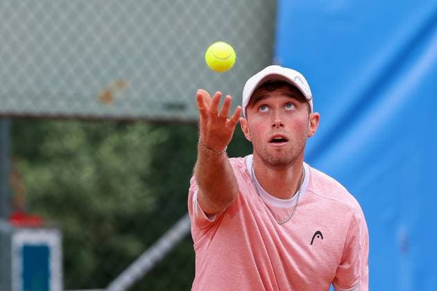 Jeremy Schifris GER , ATP Challenger Swabia Open, Men, Tennis, Qualifying round, 17 08 2025 Augsburg Bavaria Germany Copyright: xkolbert-press ChristianxKolbertx