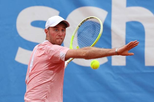 Jeremy Schifris GER , ATP Challenger Swabia Open, Men, Tennis, Qualifying round, 17 08 2025 Augsburg Bavaria Germany Copyright: xkolbert-press ChristianxKolbertx