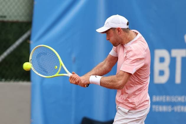 Jeremy Schifris GER , ATP Challenger Swabia Open, Men, Tennis, Qualifying round, 17 08 2025 Augsburg Bavaria Germany Copyright: xkolbert-press ChristianxKolbertx