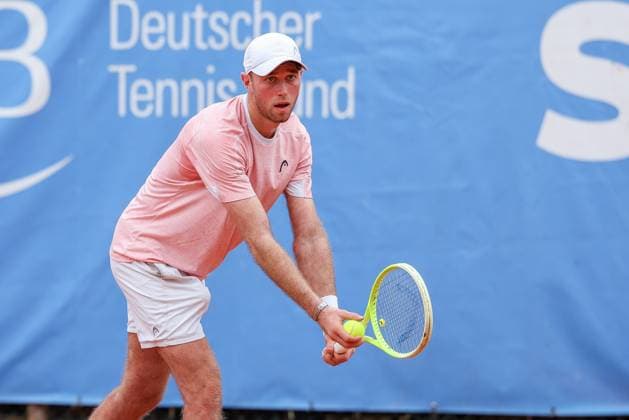 Jeremy Schifris GER , ATP Challenger Swabia Open, Men, Tennis, Qualifying round, 17 08 2025 Augsburg Bavaria Germany Copyright: xkolbert-press ChristianxKolbertx