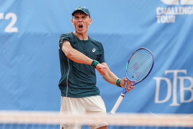 Winner, Nikolai Barsukov GER , ATP Challenger Swabia Open, Men, Tennis, Qualifying round, 17 08 2025 Augsburg Bavaria Germany Copyright: xkolbert-press ChristianxKolbertx