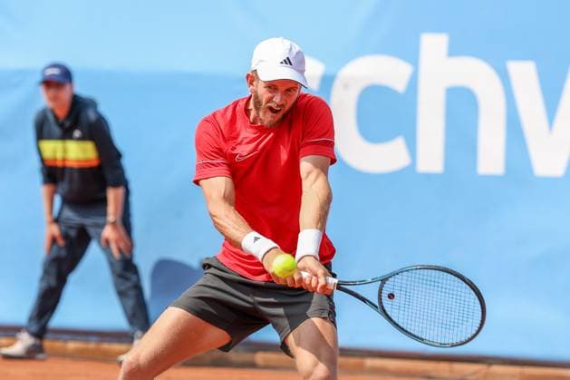 Maik Steiner GER , ATP Challenger Swabia Open, Men, Tennis, Qualifying round, 17 08 2025 Augsburg Bavaria Germany Copyright: xkolbert-press ChristianxKolbertx