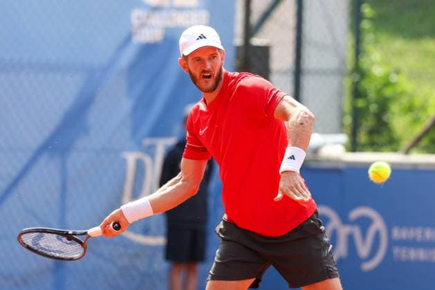 Maik Steiner GER , ATP Challenger Swabia Open, Men, Tennis, Qualifying round, 17 08 2025 Augsburg Bavaria Germany Copyright: xkolbert-press ChristianxKolbertx