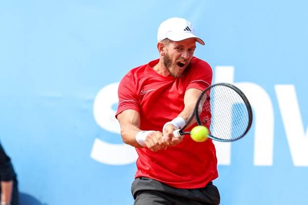 Maik Steiner GER , ATP Challenger Swabia Open, Men, Tennis, Qualifying round, 17 08 2025 Augsburg Bavaria Germany Copyright: xkolbert-press ChristianxKolbertx