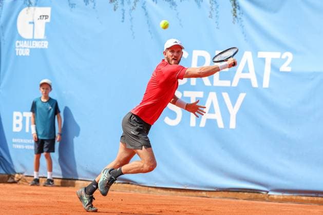 Maik Steiner GER , ATP Challenger Swabia Open, Men, Tennis, Qualifying round, 17 08 2025 Augsburg Bavaria Germany Copyright: xkolbert-press ChristianxKolbertx