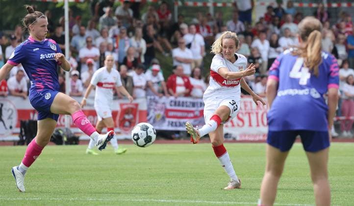 Stuttgart , DFB Cup Women VfB Stuttgart vs 1 FSV Mainz 05 , Fabienne Dongus VfB