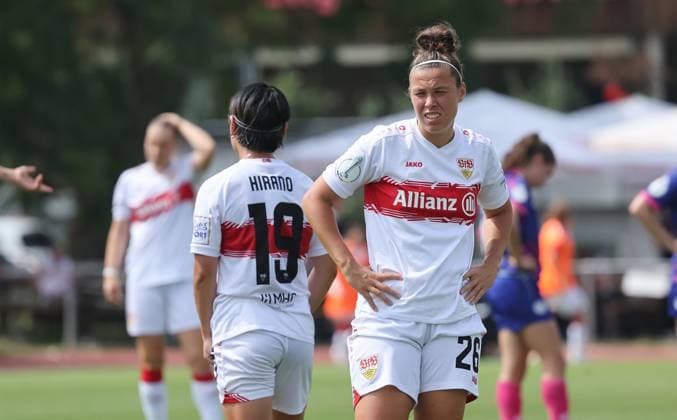 Stuttgart , DFB Cup Women VfB Stuttgart vs 1 FSV Mainz 05 , Nicole Billa VfB
