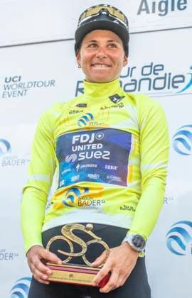 August 17, 2025, Aigle, Vaud, Switzerland: Aigle Switzerland, 08 17 2025: ELISE CHABBEY of Team FDJ - SUEZ wins the 4th edition of the Tour de Romandie during the 2025 Tour de Romandie Women. Aigle Switzerland - ZUMAd206 20250817_zip_d206_008 Copyright: xEricxDubostx