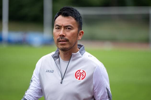 Takashi Yamashita FSV Mainz 05, Coach , GER, VfB Stuttgart vs 1 FSV Mainz 05, Soccer Women DFB Cup, Playoff, Season 2025 2026, 17 08 2025 GER, VfB Stuttgart vs 1 FSV Mainz 05, Soccer Women DFB Cup, Playoff, Season 2025 2026, 17 08 2025 Bad Cannstatt Copyright: xEibner-Pressefoto Memmlerx EP_MMR