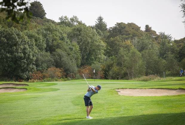 REPRO FREE *PRESS RELEASE NO REPRODUCTION FEE* EDITORIAL USE ONLY AIG Irish Men s Amateur Close Championships, Westport, Mayo 17 8 2025 Stuart Grehan Stuart Grehan 17 8 2025  Copyright: x INPHO TomxMaherx TEK_4966