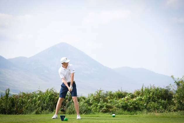 REPRO FREE *PRESS RELEASE NO REPRODUCTION FEE* EDITORIAL USE ONLY AIG Irish Men s Amateur Close Championships, Westport, Mayo 17 8 2025 Benjamin Oberholzer Benjamin Oberholzer 17 8 2025  Copyright: x INPHO TomxMaherx TEK_5390