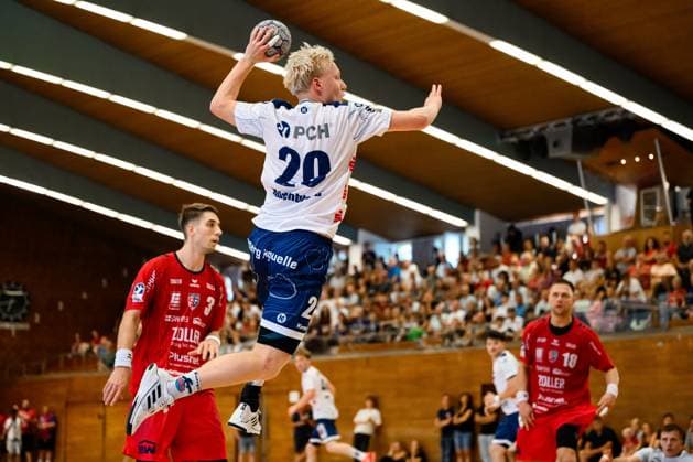 Bietigheim HBL 25 26 DHB Pokal SG BBM Bietigheim VfL Potsdam Tim Hildenbrand Potsdam Bietigheim Bissingen Halle am Viadukt Baden Württemberg Germany